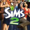 Framsidan av spelboxen till tv/datorspelet the sims 2 i europeisk utgåva till PC(Windows)