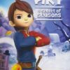 framsidan av spelboxen till tv-spelet Ary and the Secret of Seasons på Nintendo switch i europeisk pal utgåva