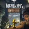 framsidan av spelboxen till TV-spelet Little Nightmares Complete Edition på Nintendo Switch i europeisk PAL utgåva