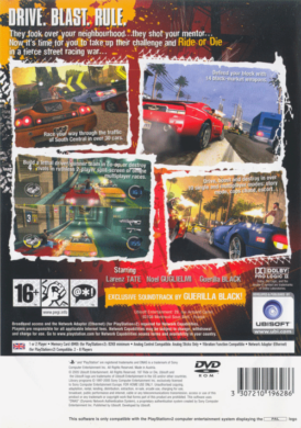 187 Ride or Die bak pal ps2