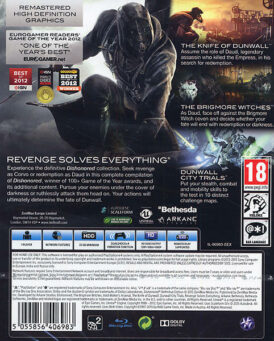 Dishonored Definitive Edition ps4 bak
