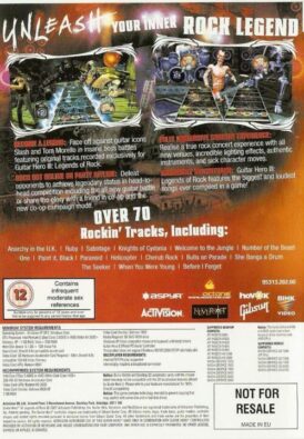 Guitar Hero III Legends of Rock pc bak