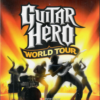 framsidan av spelboxen till tv spelet Guiter hero world tour till windows pc i nordisk och europeisk pal utgåva