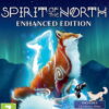framsidan av spelboxen till tv-spelet Spirit of the North - Enhanced Edition på Playstation 5 i europeisk pal utgåva