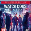 framsidan av spelboxen till tv-spelet Watch Dogs Legion - Resistance Edition - Playstation 5 i europeisk pal utgåva