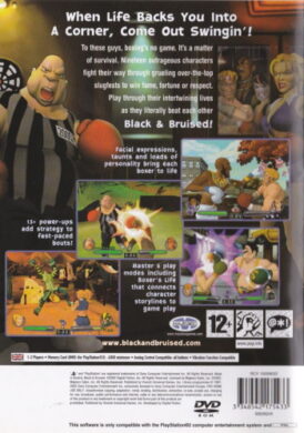black & Brusied playstation 2 bak