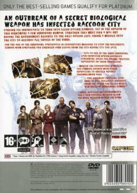 Alternative view of Resident Evil: Outbreak - Platinum - Begagnat Playstation 2 spel