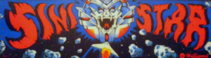 sinistar banner logotyp