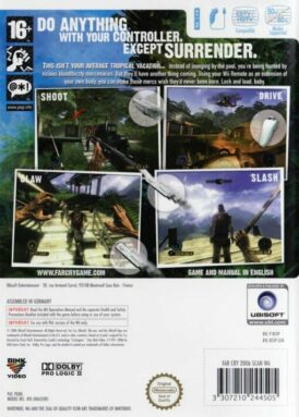 Far Cry Vengeance wii bak pal eu