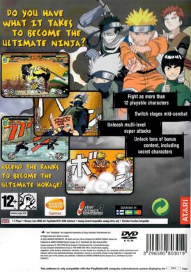 Alternative view of Naruto: Ultimate Ninja - Begagnat Playstation 2 spel