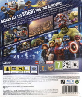 LEGO Marvel Avengers playstation 3 bak pal eu