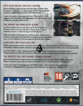 Alternative view of God of War III - Remastered- Nordisk - Playstation Hits - PS4