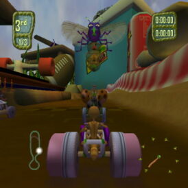 Alternative view of Antz Extreme Racing - Begagnat PS2 spel