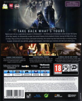 Alternative view of Dishonored 2 - Begagnat PS4 spel