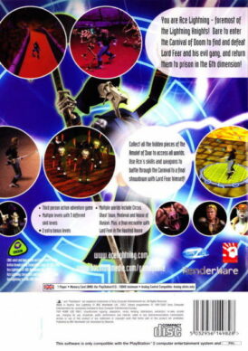 Alternative view of Ace Lightning - Begagnat PS2 spel