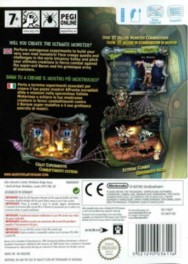Alternative view of Monster Lab - Begagnat Nintendo Wii spel