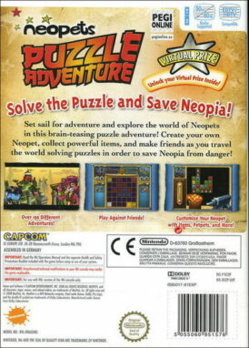 Alternative view of Neopets Puzzle Adventure - Begagnat Wii spel