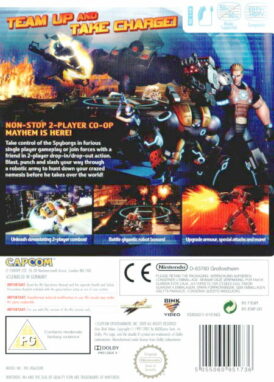 Alternative view of Spyborgs - Begagnat Wii spel