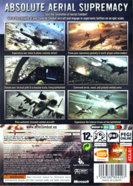 Alternative view of Ace Combat 6: Fires of Liberation - Begagnat Xbox 360 spel