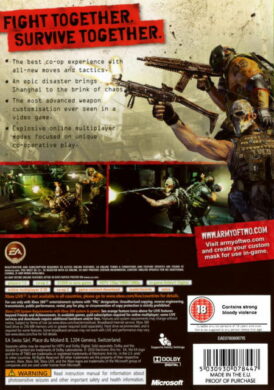 Alternative view of Army of Two: The 40th Day - Begagnat spel till Xbox 360