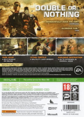 Army of Two The Devil's Cartel xbox 360 bak pal eu