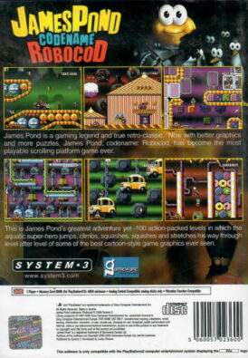 Alternative view of James Pond: Codename Robocod - Begagnat Playstation 2 spel