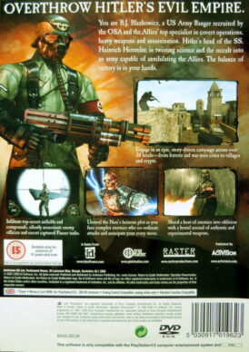 Return to castle Wolfenstein Operation Resurrection ps2 bak pal eu
