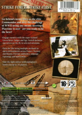 Alternative view of Commandos: Strike Force - Begagnat Xbox spel
