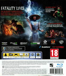 Alternative view of Mortal Kombat - Komplete Edition - Begagnat spel till Playstation 3