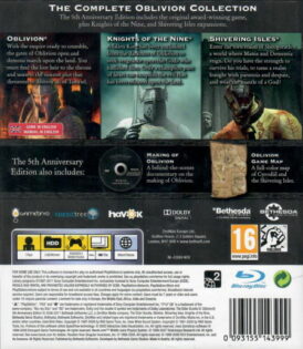 Alternative view of The Elder Scrolls IV: Oblivion - 5th Anniversary Edition - Begagnat spel till PS3