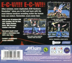 Alternative view of ECW Hardcore Revolution - Begagnat spel till Dreamcast