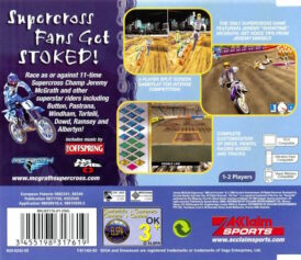 Alternative view of Jeremy McGrath Supercross 2000 - Begagnat Dreamcast spel