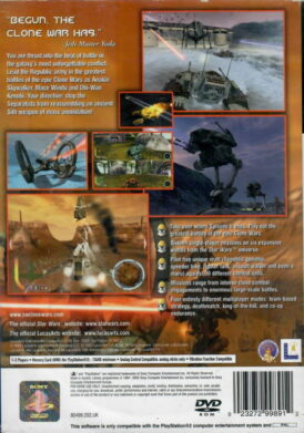 Alternative view of Star Wars: The Clone Wars - Begagnat spel till Playstation 2