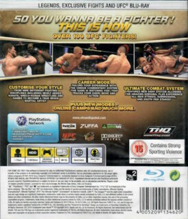 Alternative view of UFC Undisputed 2010 - Begagnat spel till PS3