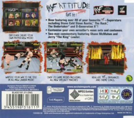 Alternative view of WWF Attitude: Get it! - Begagnat Dreamcastspel
