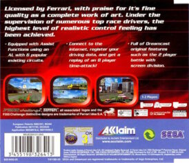 Alternative view of F355 Challenge: Passione Rossa - Begagnat Dreamcastspel