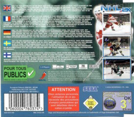 Alternative view of Sega Sports NHL 2K - Begagnat Dreamcast spel