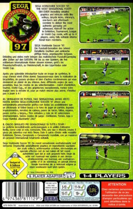 Alternative view of Sega Worldwide Soccer '97 - Begagnat Sega Saturn spel