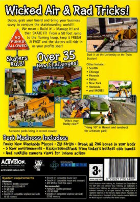 Alternative view of Skateboard Park Tycoon 2004: Back in the USA - Titanium - Begagnat PC spel