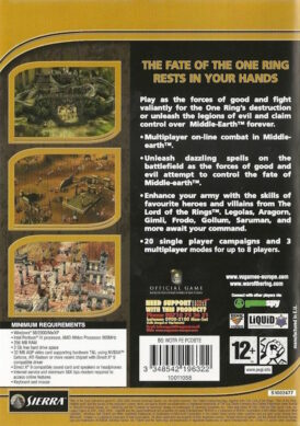 Alternative view of The Lord of the Rings: War of the Ring - Best Seller - Begagnat PC spel