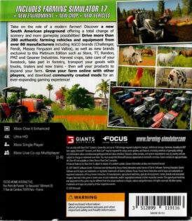 Alternative view of Farming Simulator 17 - Platinum Edition - Begagnat spel till Xbox One