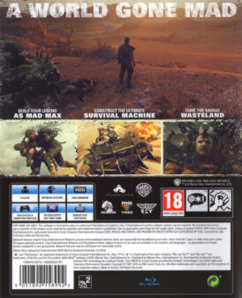 Alternative view of Mad Max - Begagnat Playstation 4 spel