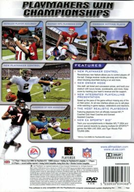 Alternative view of Madden NFL 2004 - Begagnat spel till Playstation 2