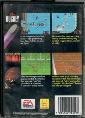 Alternative view of EA Sports Double Header - Begagnat Sega Megadrive spel