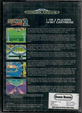 Alternative view of Sonic the Hedgehog 2 - Begagnat Sega Mega Drive spel