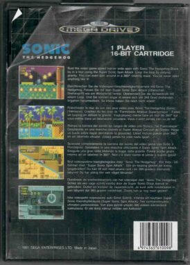 Alternative view of Sonic the Hedgehog - Begagnat Sega Mega Drive spel
