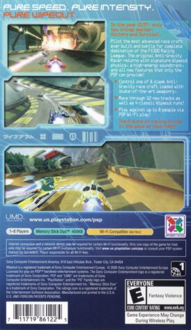 Alternative view of Wipeout Pure - NTSC - Begagnat PSP spel