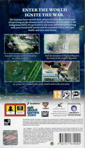 Alternative view of James Cameron´s Avatar: The Game - Begagnat spel till Playstation Portable