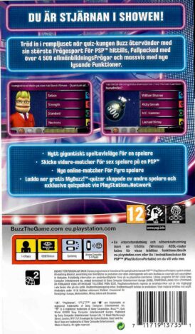 Alternative view of Buzz! Quiz World - Svensk - Begagnat PSP spel