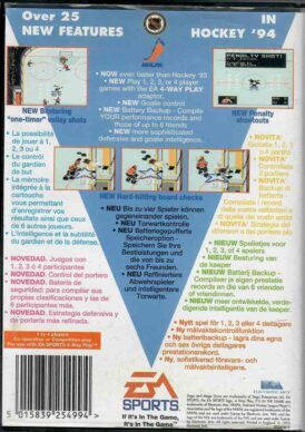 Alternative view of NHL Hockey '94 - Begagnat Sega Mega Drive spel